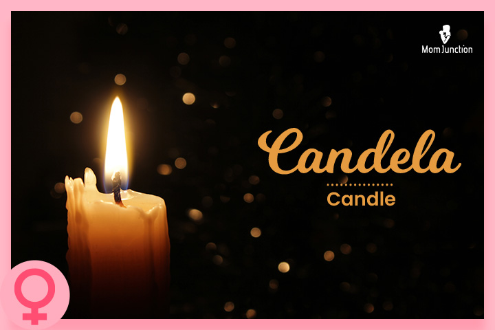 "Candela meaning candle "