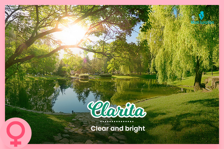 Clarita, a popular Puerto Rican name for girls