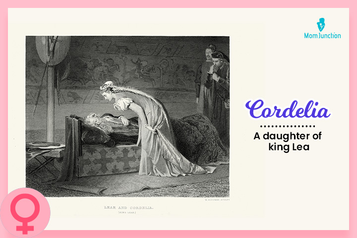 Cordelia, a Shakespearean baby name for girls