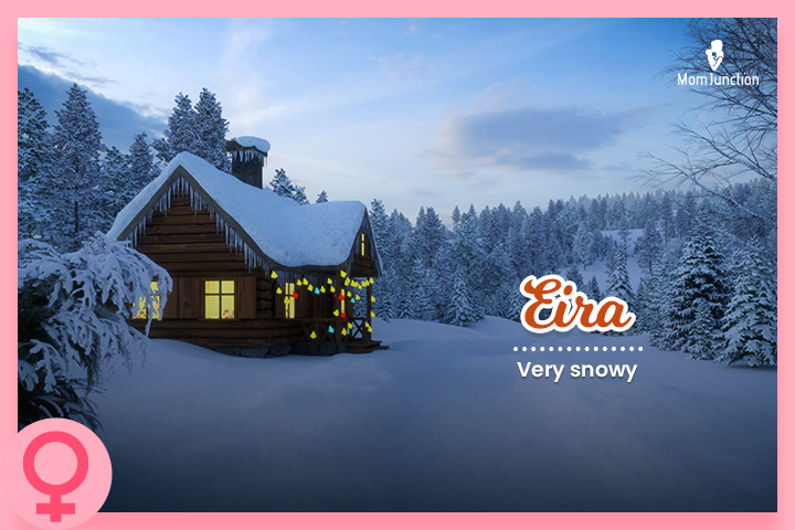 Eira, Christmas baby name