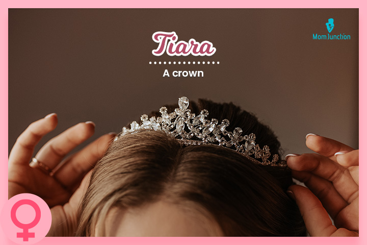 Tiara, a modern Simha rashi name for girls